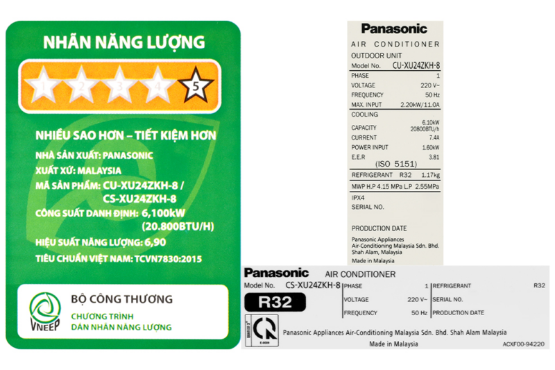 Máy lạnh Panasonic Inverter 2.5 HP CU/CS-XU24ZKH-8 - Image 10