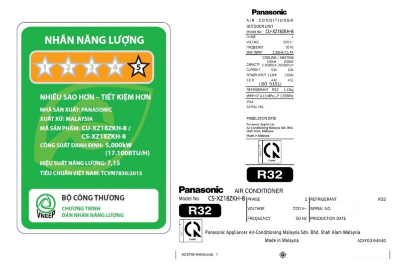 Máy điều hòa 2 chiều Panasonic Inverter 17100 BTU CU/CS-XZ18ZKH-8 - Image 10