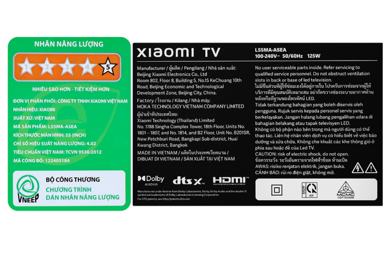 Google Tivi Xiaomi A 4K 55 inch L55MA-ASEA - Image 11