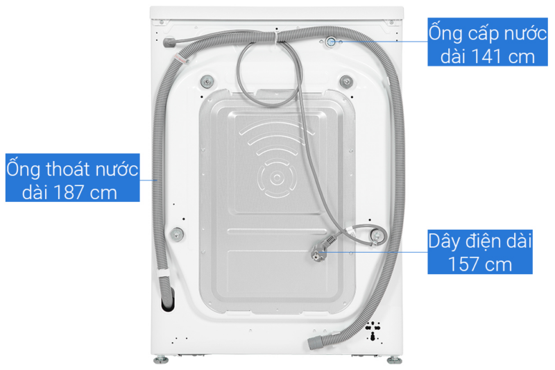Máy giặt LG Inverter 10 kg FV1410S4W1 - Image 8