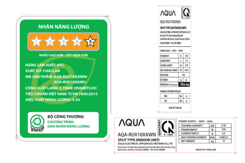 Máy lạnh Aqua Inverter 1 HP AQA-RUV10XAW - Image 7