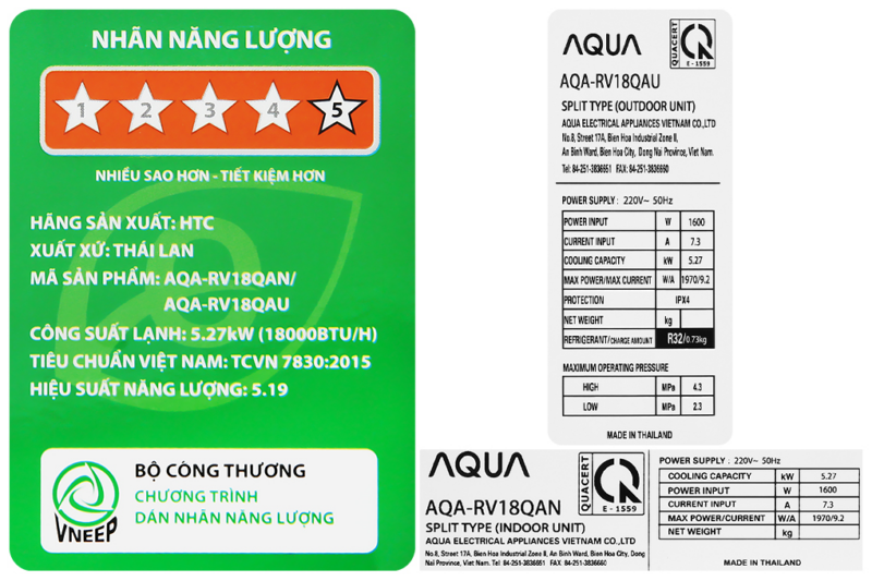 Máy lạnh Aqua Inverter 2 HP AQA-RV18QA - Image 9