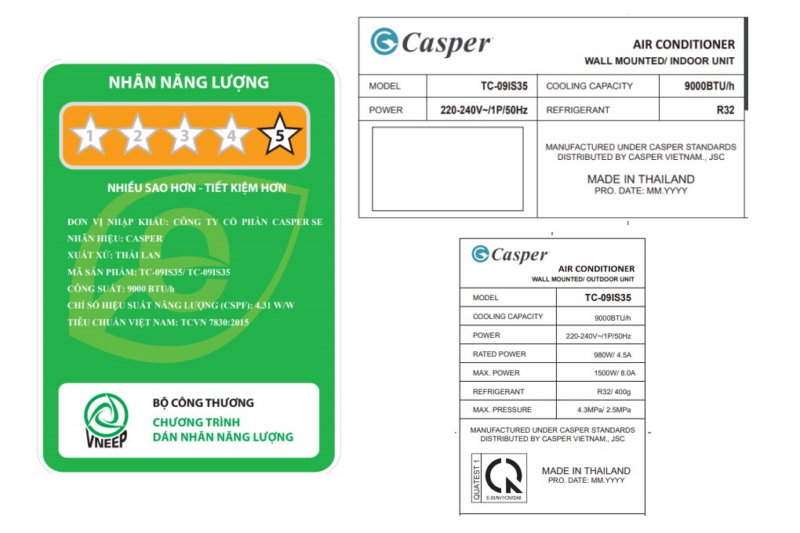 Máy lạnh Casper Inverter 1 HP TC-09IS35 - Image 9