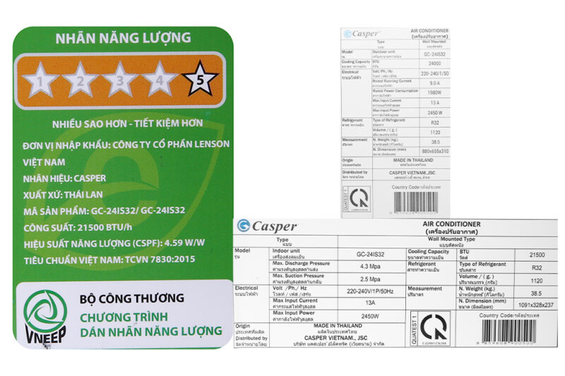 Máy lạnh Casper Inverter 2.5 HP GC-24IS32 - Image 9