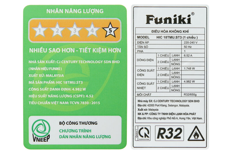 Máy lạnh Funiki Inverter 2 HP HIC18TMU - Image 9