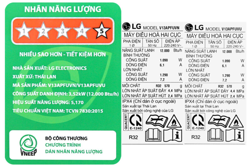 Máy lạnh LG Inverter 1.5 HP V13APFUV - Image 11