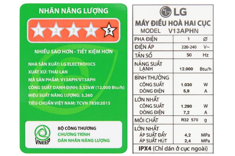 Máy lạnh LG Inverter 1.5 HP V13APH - Image 10