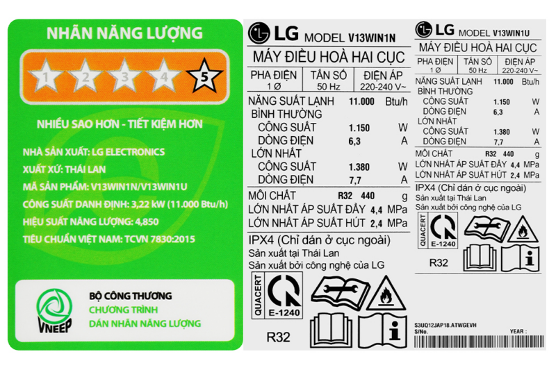 Máy lạnh LG Inverter 1.5 HP V13WIN1 - Image 10