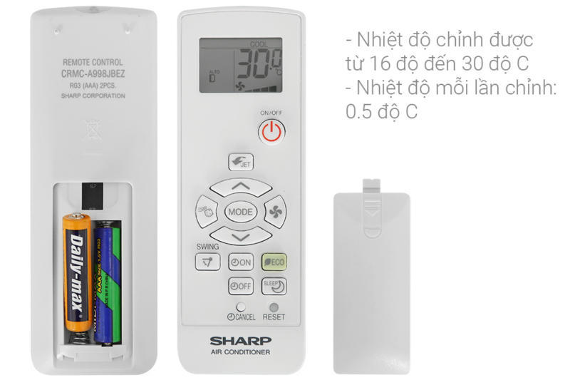 Máy lạnh Sharp Inverter 1 HP AH-X10ZEW - Image 8