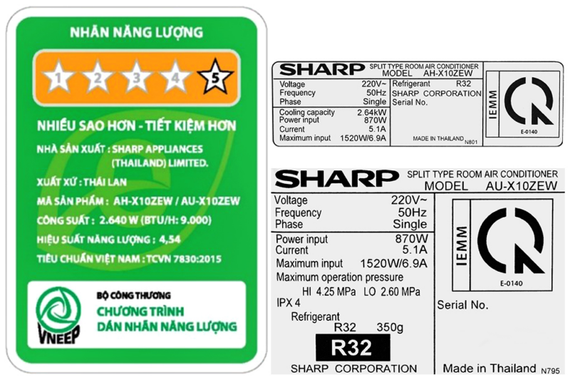 Máy lạnh Sharp Inverter 1 HP AH-X10ZEW - Image 10