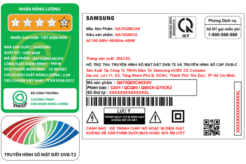 Smart Tivi QLED 4K 75 inch Samsung QA75Q80C - Image 6