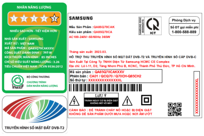 Smart Tivi QLED 4K 85 inch Samsung QA85Q70C - Image 6