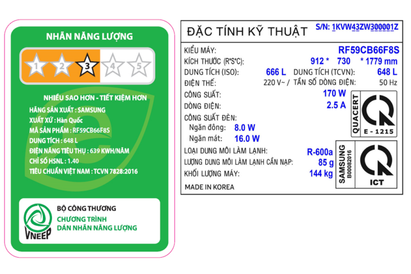 Tủ lạnh Samsung Inverter 648 lít RF59CB66F8S/SV - Image 10