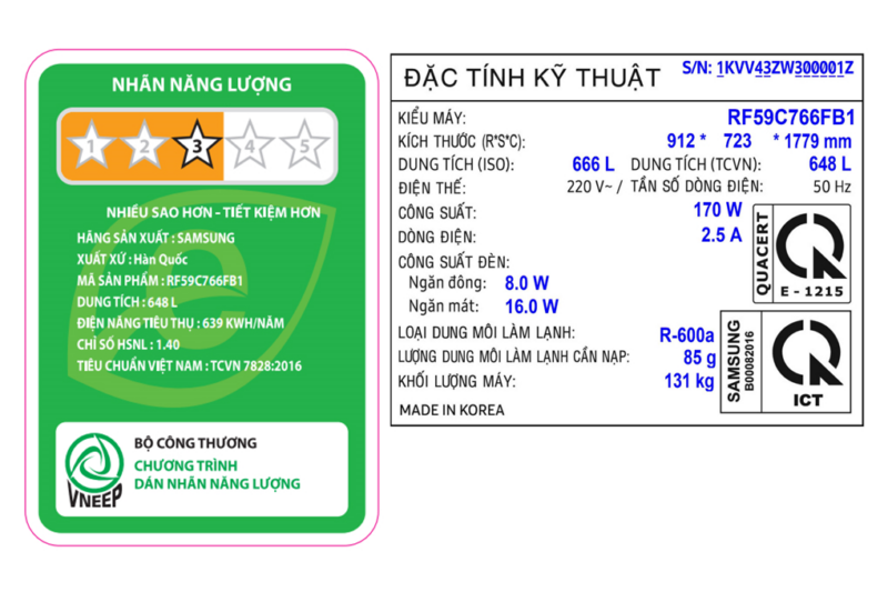 Tủ lạnh Samsung Inverter 648 lít RF59C766FB1/SV - Image 11