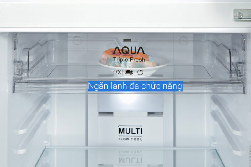 Tủ lạnh Aqua Inverter 318 lít AQR-T369FA(WBS) - Image 4