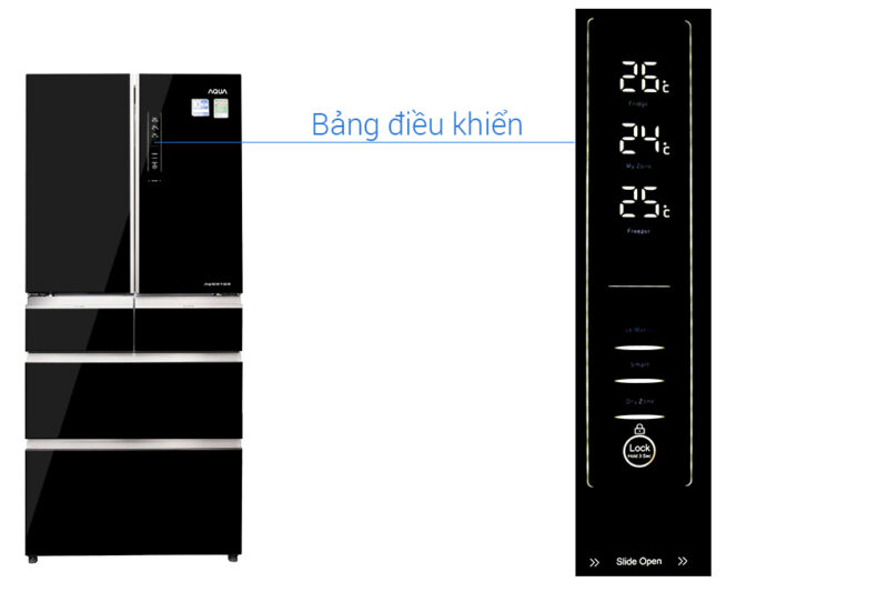 Tủ lạnh Aqua Inverter 515 lít AQR-IG686AM GB - Image 10