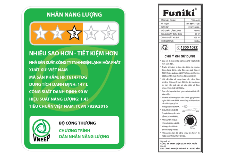 Tủ lạnh Funiki 147 lít HR T6147TDG - Image 5