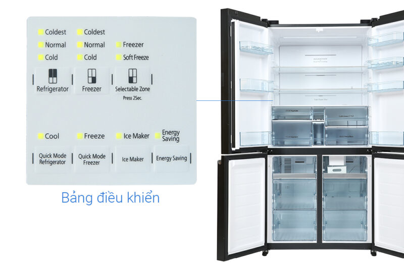 Tủ lạnh Hitachi Inverter 569 lít R-WB640PGV1 GMG - Image 10