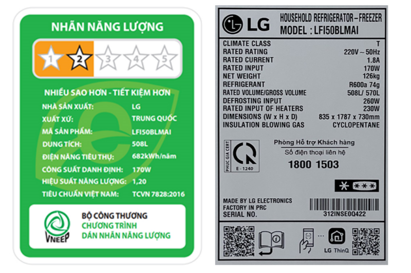 Tủ lạnh LG Inverter 508 lít InstaView LFI50BLMAI - Image 14