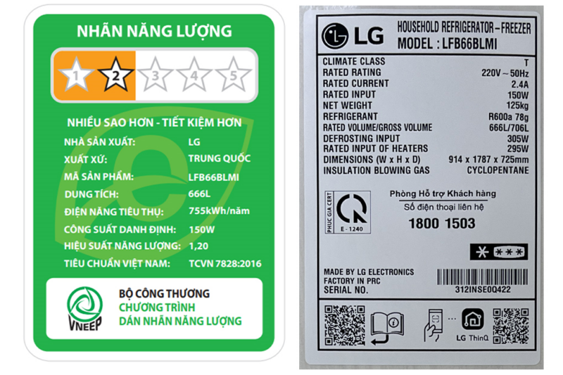 Tủ lạnh LG Inverter 666 lít Multi Door InstaView LFB66BLMI - Image 12