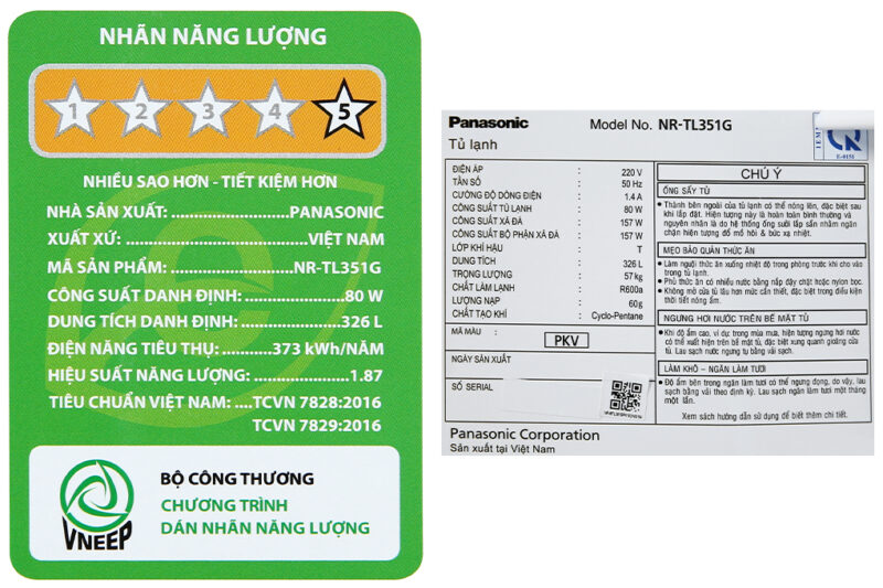 Tủ lạnh Panasonic Inverter 326 lít NR-TL351GPKV - Image 15