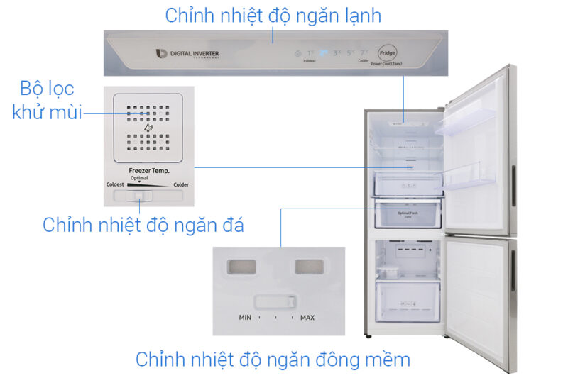 Tủ lạnh Samsung Inverter 280 lít RB27N4010S8/SV - Image 7