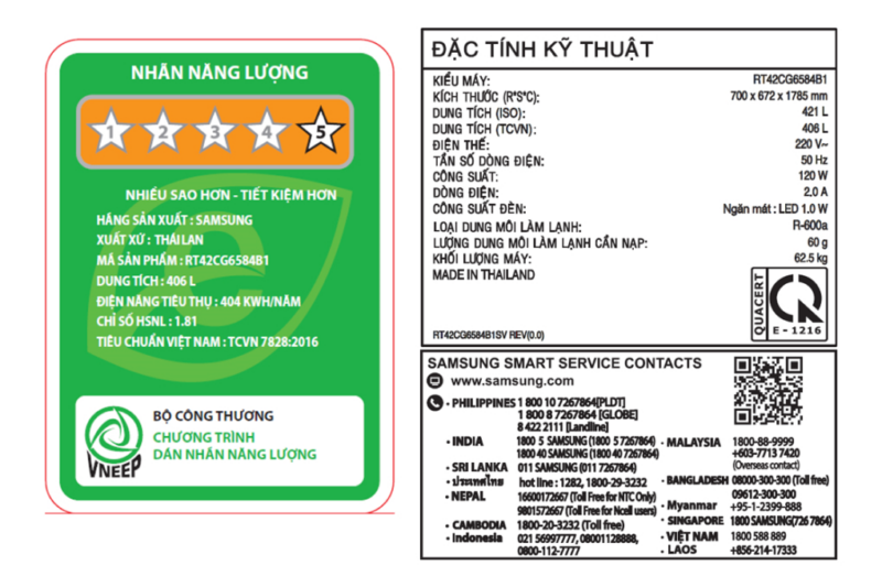 Tủ lạnh Samsung Inverter 406 lít RT42CG6584B1SV - Image 9